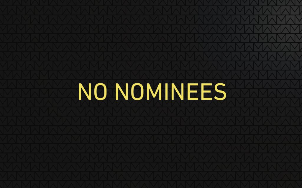 No Nominees Category