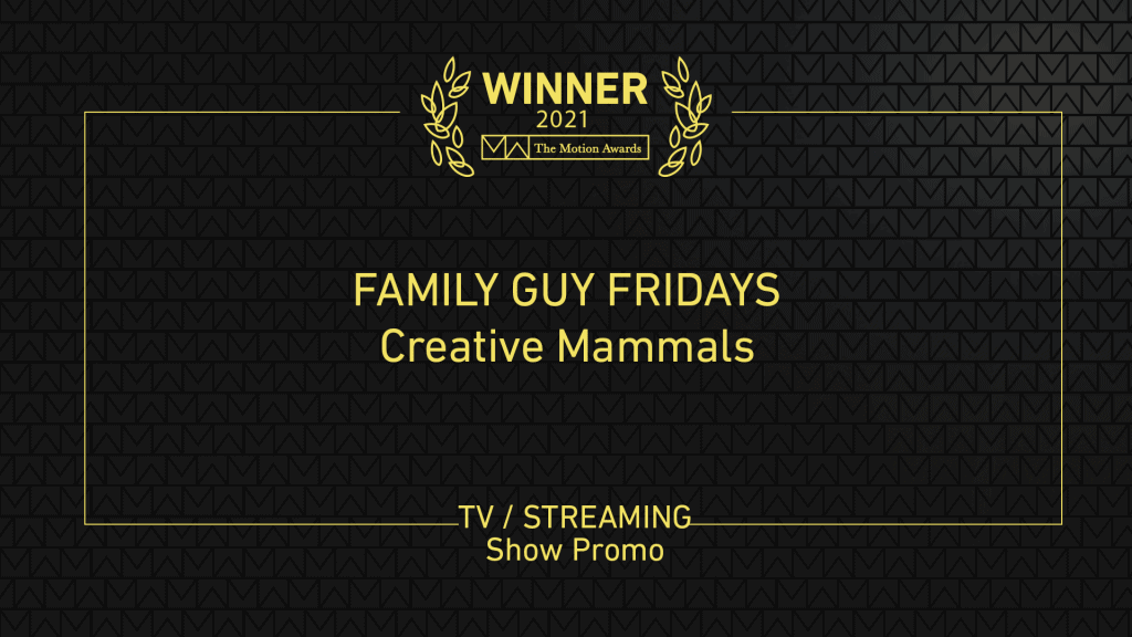 TV - Streaming »Show Promo Winner - Family Guy Fridays